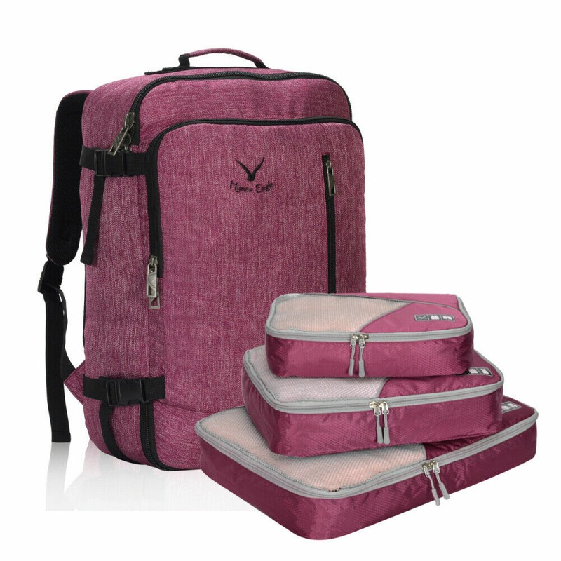 38L Carry on Backpack Flight Approve Cabin Size Luggage With 3pcs Packing Cubes gallery