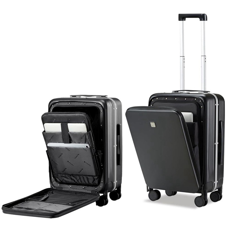Hanke Grace 20-Inch Hard Shell Suitcase with Wheels, TSA Lock & YKK Zipper