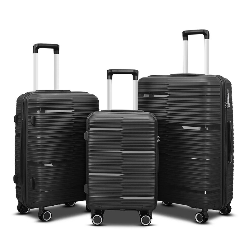 TRAVLR 100% PP break resistant lightweight expandable 20″ carryon cabin luggage