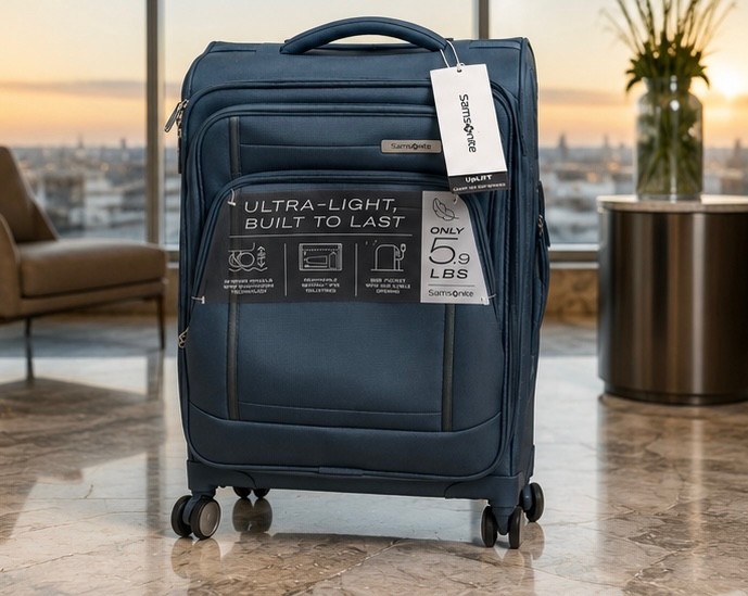 Samsonite UpLift Carry-On Expandable Spinner Luggage Elemental Blue USB 5.9lb gallery