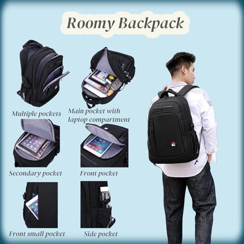 Elementary Trolley Backpack Senior High A1# Black Green-2 Wheels A1# 2 Wheels gallery