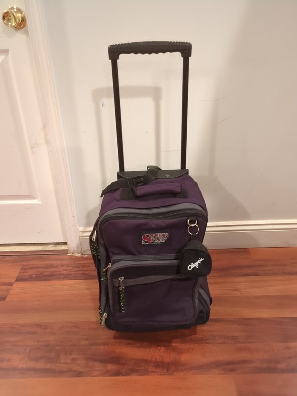 Vintage Olympia Sports Plus Rolling Backpack Carryon Bag Luggage America Inc gallery