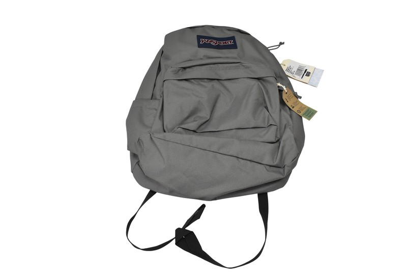 JanSport SuperBreak Plus Backpack Graphite Grey Laptop School Bag JS0A4QUE7H6