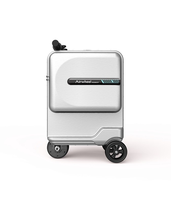 Airwheel SE3MiniT Sliver 20inch Smart Rideable Suitcase Electric Luggage Scooter