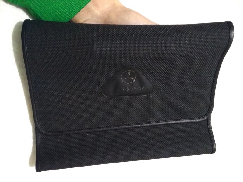 Iba Hartmann Bag Leather Synthetic For Mercedes Cars Papers Wallet From Germany
