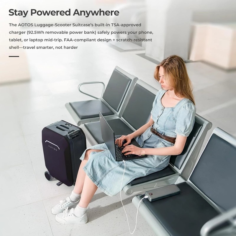 20L Electric Rideable Suitcase - Smart Riding Luggage for Travel gallery