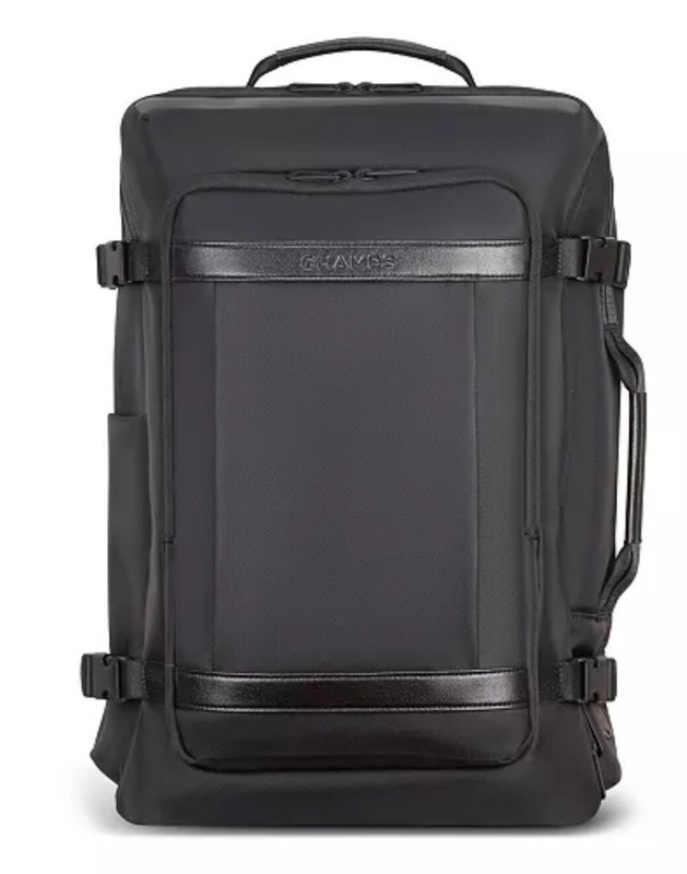 CHAMPS Onyx Collection – Carry-On Backpack with USB Port Black 🔵🔵🫶🏼