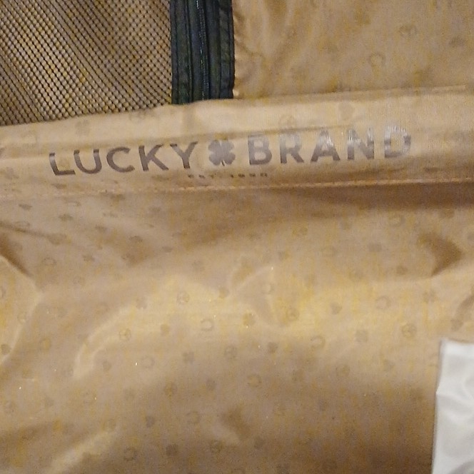 Lucky Brand Polycarbonate Hard Shell Upright Rolling Suitcase 29"+ Gold gallery