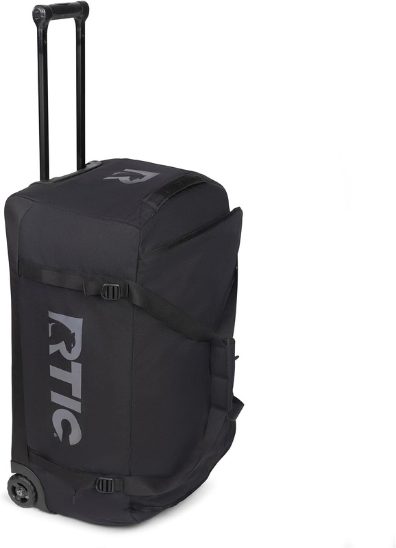 RTIC Road Trip Rolling Duffle Bag with Wheels for Men and Women, Traveling Tote