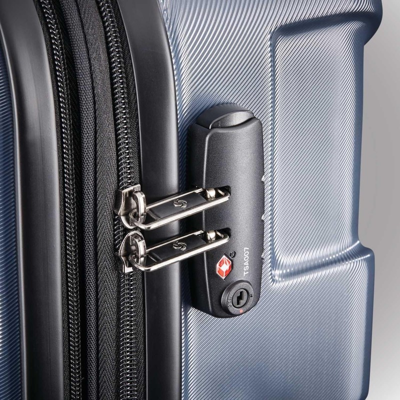 Samsonite Centric Hardside Expandable Luggage with Spinner Wheels Blue Slate 28" gallery