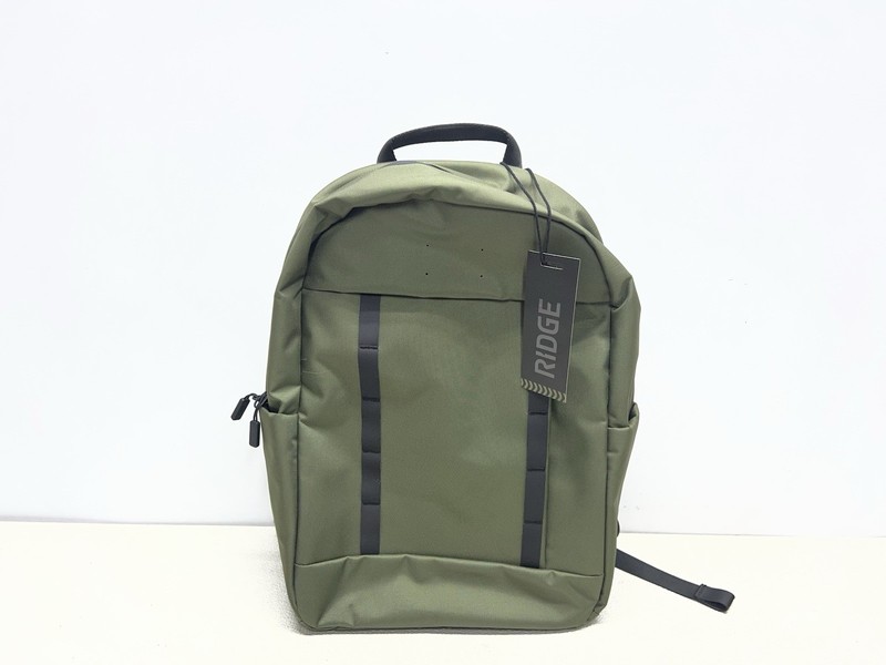 The Ridge Wallet – Commuter Backpack – Matte Olive – Green –