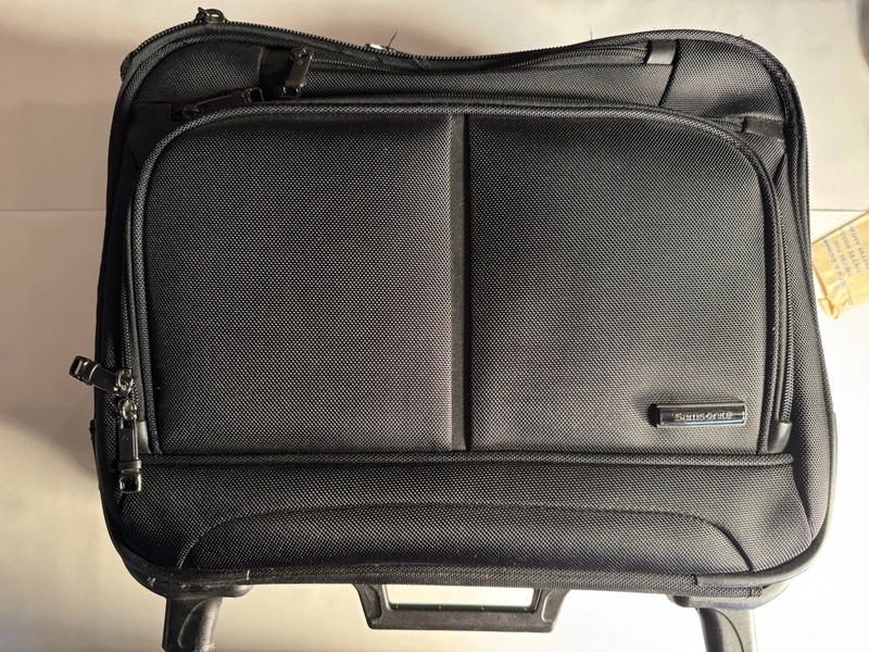 Samsonite Classic 2-Wheel Polyester Business Case With 15.6” Laptop Pocket Black gallery