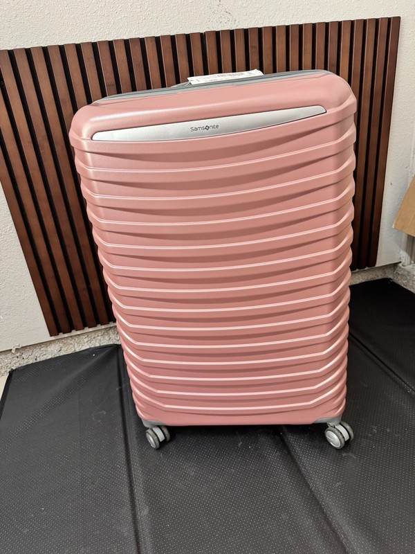 Samsonite Large Pink Spinner Hardcase Expandable Carry-On Suitcase Polycarbonate