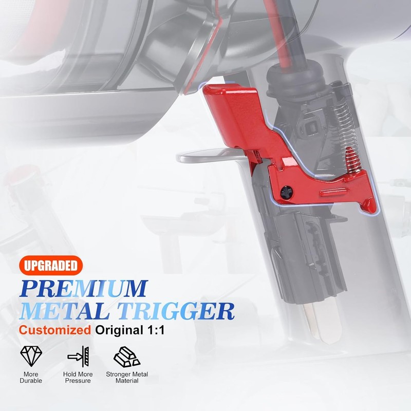2PCS Metal Trigger Switch Button Compatible with Dyson V10 V11 SV12 SV14 Vacuum gallery