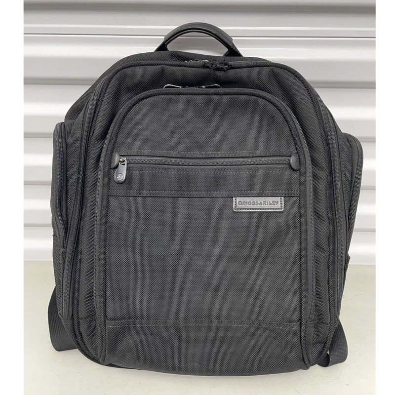 Briggs & Riley Unisex Backpack Black Travel Work Laptop Bag – Read Description
