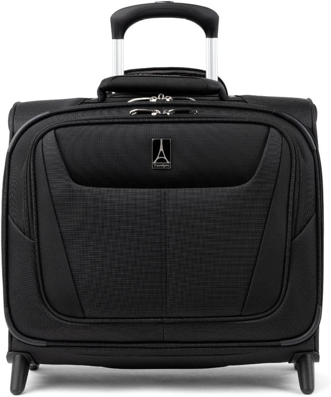 Maxlite 5 Softside Lightweight Rolling Underseat Tote Upright 2 Wheel Bag, Men a gallery