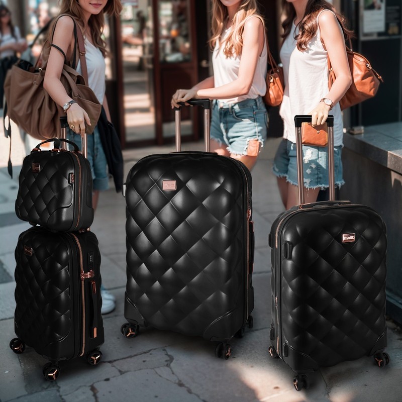 Luggage Sets 2/4PCS PP Hard Shell Lightweight Expandable Suitcase Set TSA Lock gallery