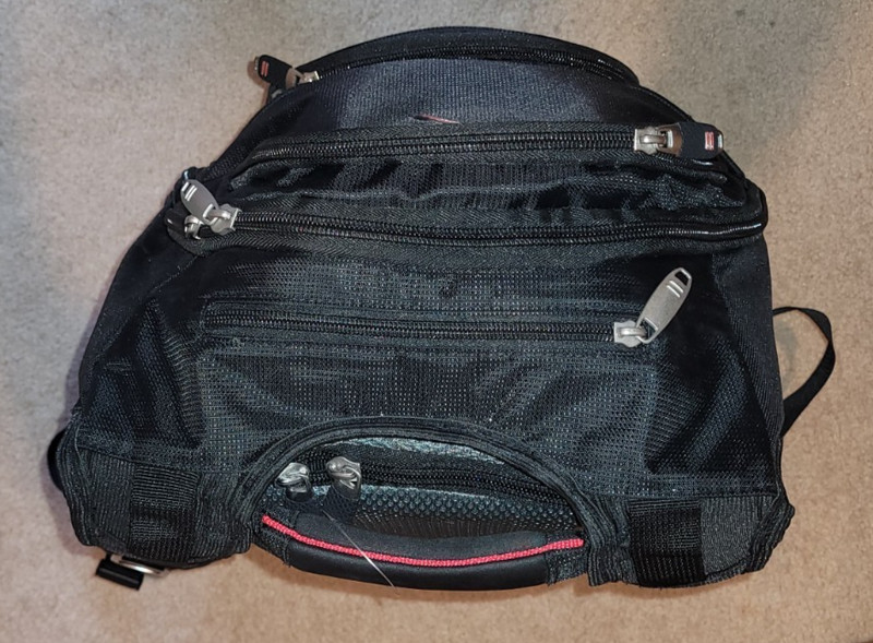 Elleven Amped TSA 17"Computer Backpack Black branded 'Purina Cat Chow 60 Years' gallery