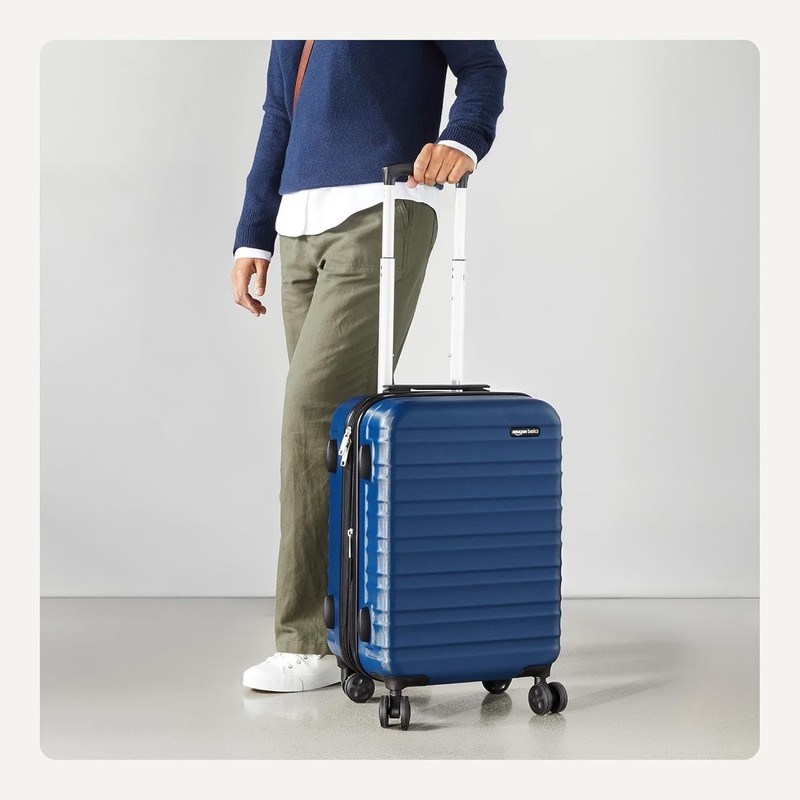 Durable 21" Expandable Hardside Spinner Suitcase with Scratch-Resistant Finish gallery