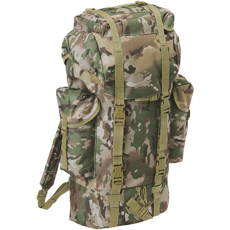 Brandit BW Combat Backpack Military Hunting Army Bag 65L Rucksack Tactical Camo
