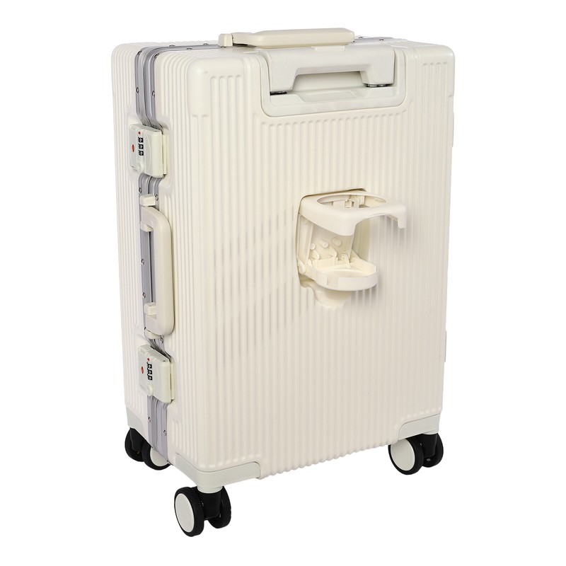20" Front Opening Suitcase Boarding Cabin Suitcase Trolley Board Case Hard Shell gallery