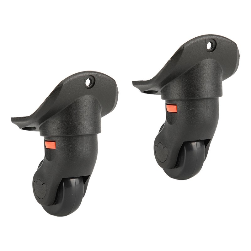 2 Pieces Luggage Wheels Suitcase Wheels Swivel Casters Double Row Roller Durable