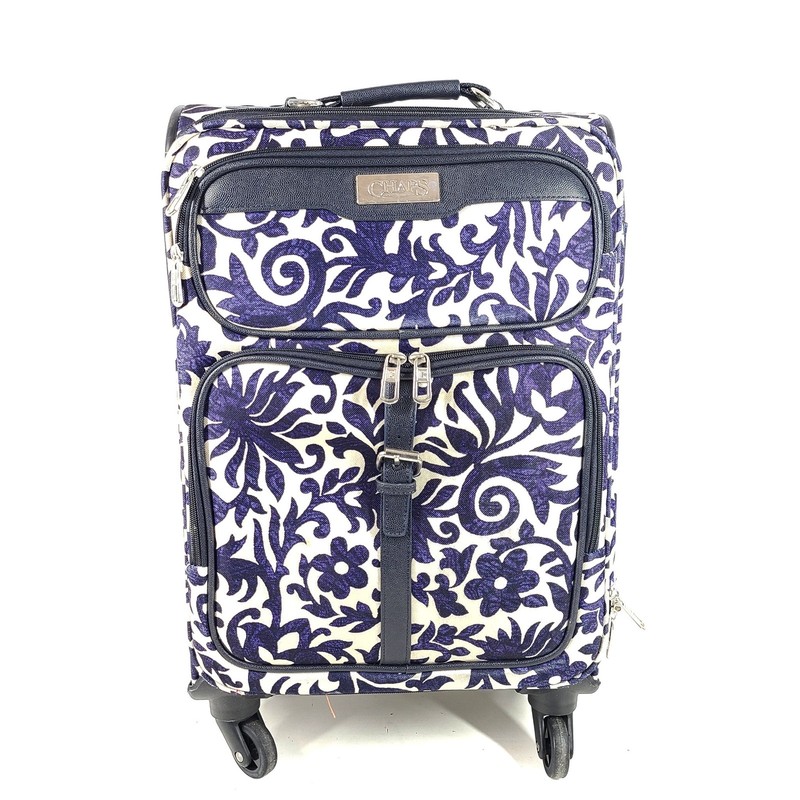 Chaps 23" Softside Spinner Expanding Carry On Cabin Luggage Floral Pattern gallery