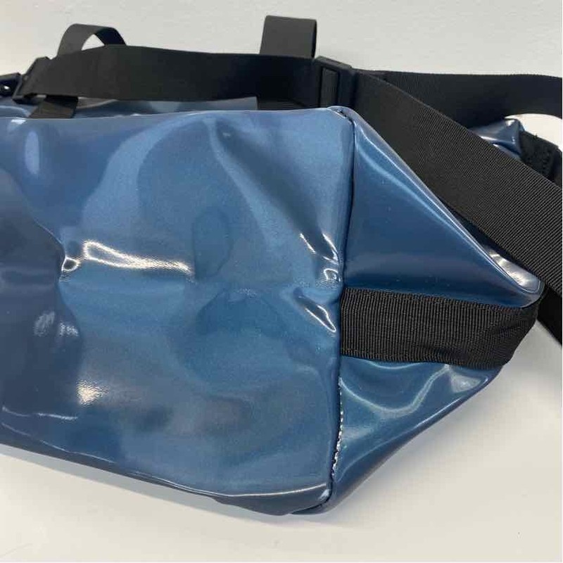 Rains Blue Solid Polyester Weekender Bag gallery
