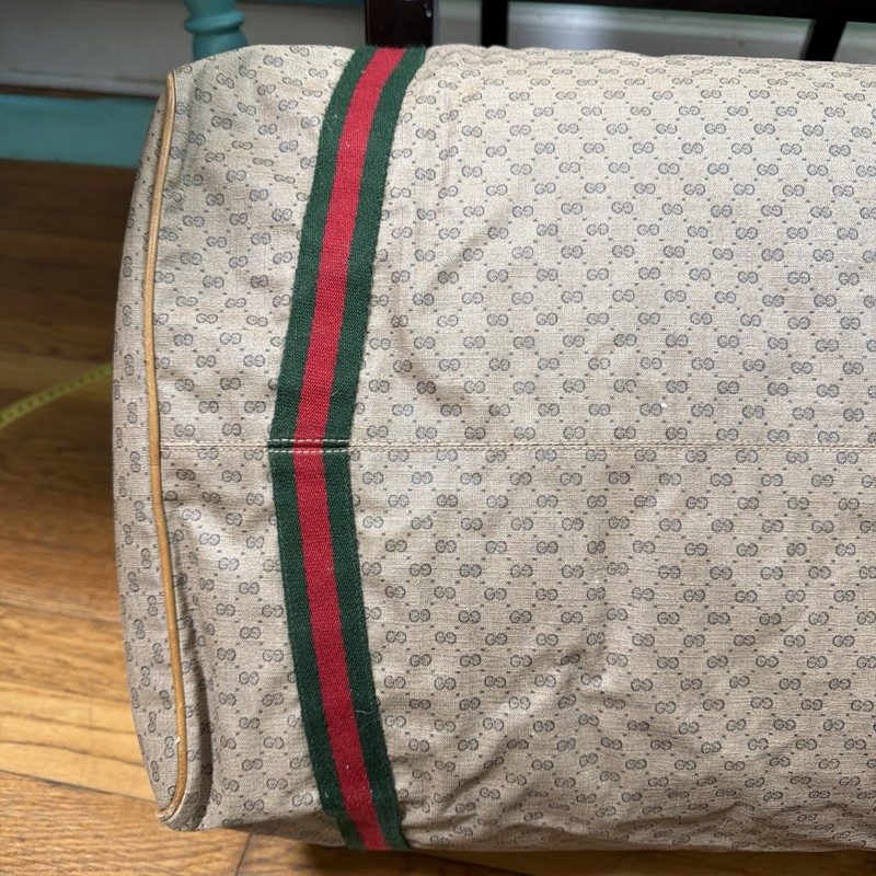 Gucci Sherry Line Large GG Monogram Duffel Travel Bag - 1978 Vintage RARE ICONIC gallery