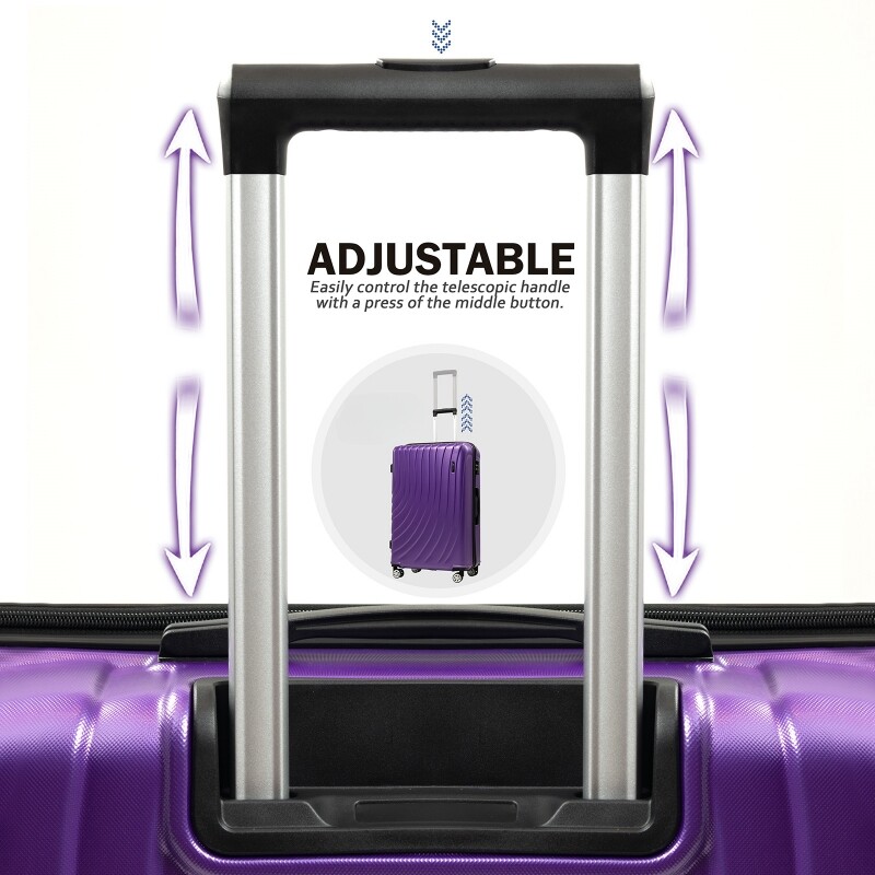 Luggage Sets 3 Piece Expandable Suitcase TSA Lock Double Spinner Wheels HardSide gallery