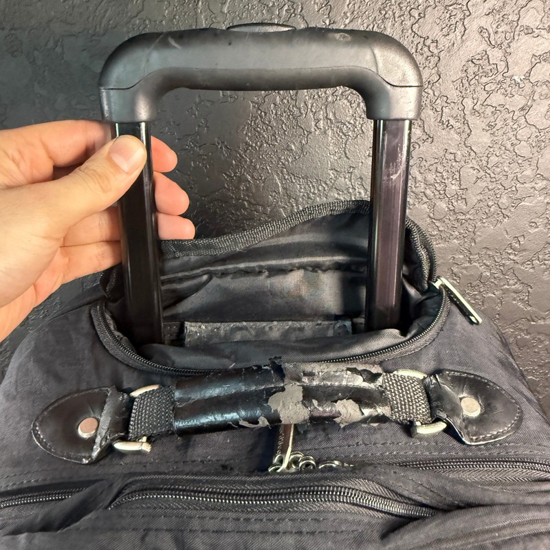 Baggallini Rolling Carry-On Black Nylon Travel Bag One Size gallery