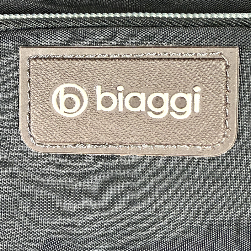 Biaggi Zipsak 4 Wheel Rolling Luggage Suitcase Black Foldable Travel Bag gallery
