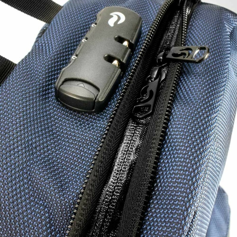 Skunk Element Backpack - Smell Proof Water Proof w/ Combo Lock- Midnight Navy gallery