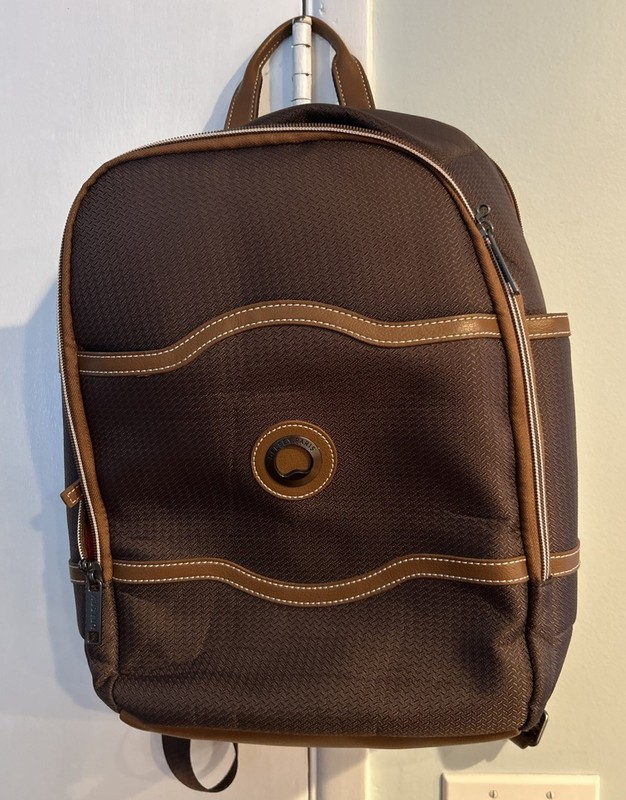 DELSEY PARIS Chatelet Air 2.0 Travel Laptop Backpack, Chocolate Brown One Size