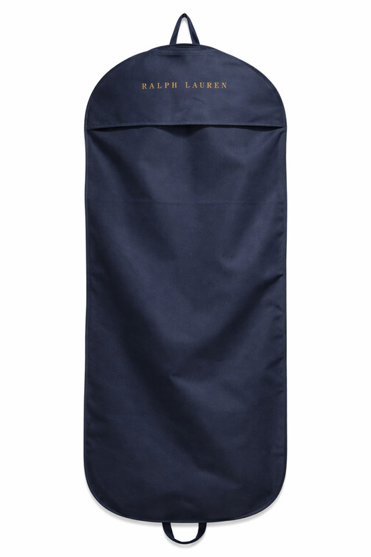 Ralph Lauren Polo Garment Bag Navy For Suit Long Gown Travel Storage 71″L X 24″W