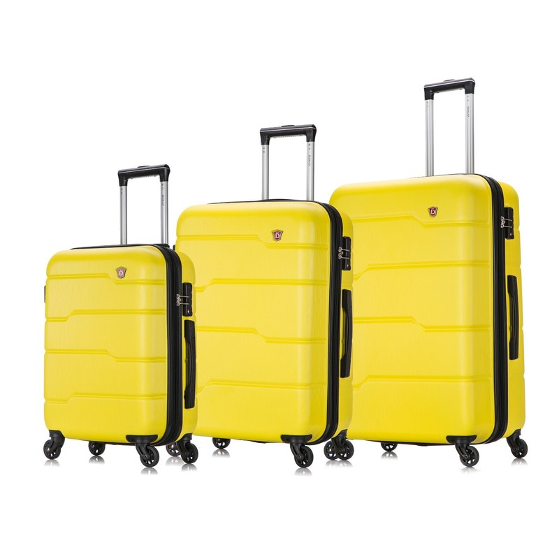 Dukap Rodez Hard Shell Luggage Set Spinner Wheel Expandable Suitcase 20 24 28