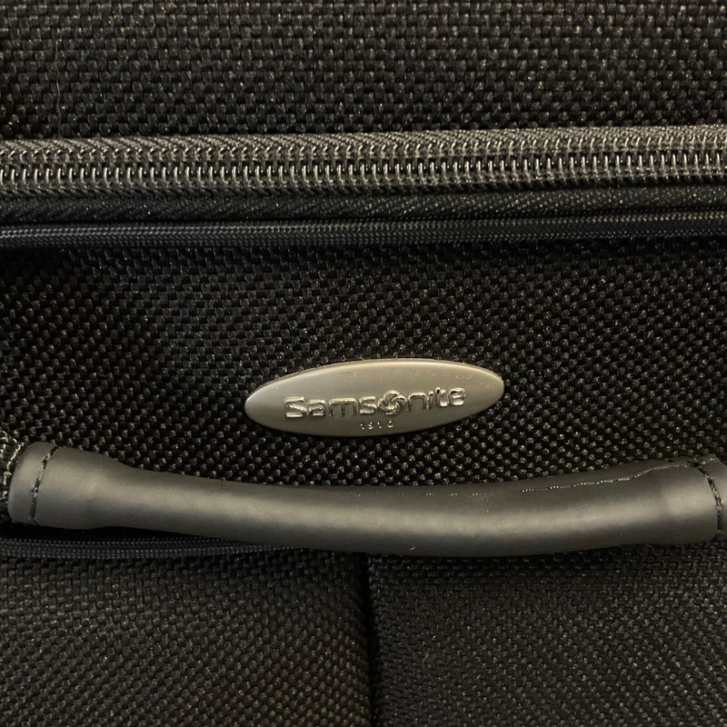 Samsonite Luggage Bag Black Soft Shell Luggage Hand 17" Travel Carry On Strap gallery