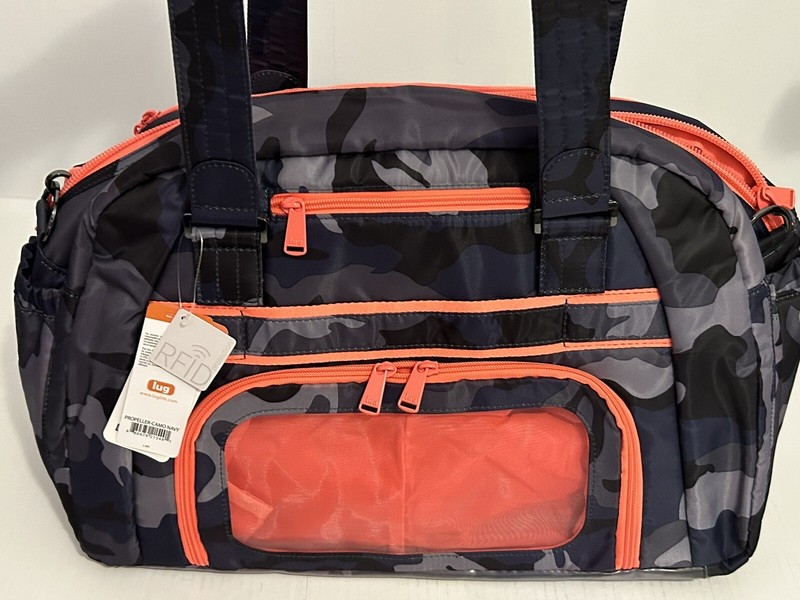 LUG Propeller Duffel Travel Carry On Overnight Gym Bag RFID Protected NWT