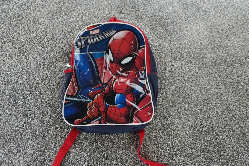 Marvel Spider-Man Kids Backpack Blue Red 3D Character School Bag Marvel Bookbag