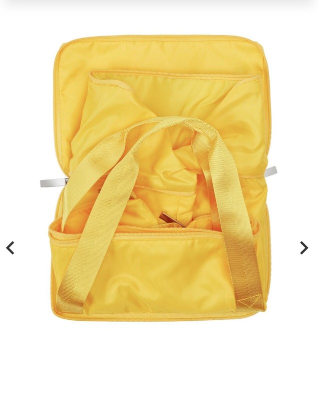 Joy CleanBoss Expandable Pop Tote With Bonus Belt Bag -yellow gallery