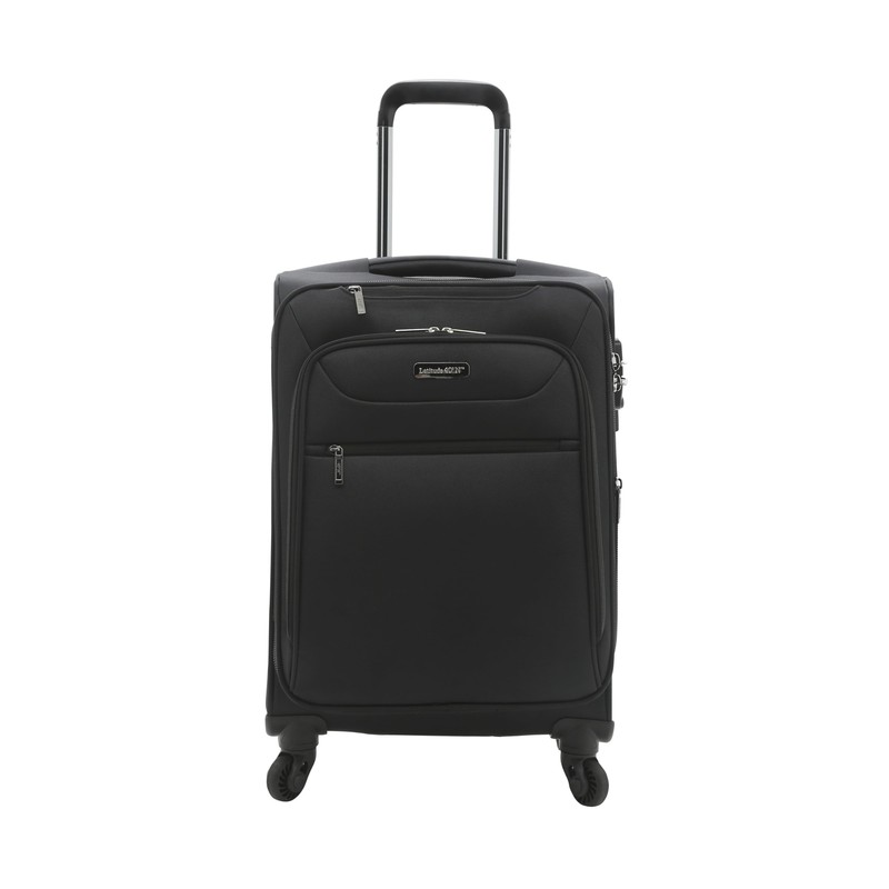 Travelers Club Explorer Expandable Luggage, Black, Checkin 28-Inch