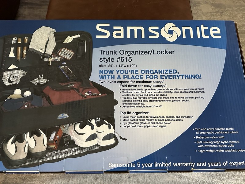 Samsonite Trunk Organizer Locker Style #615