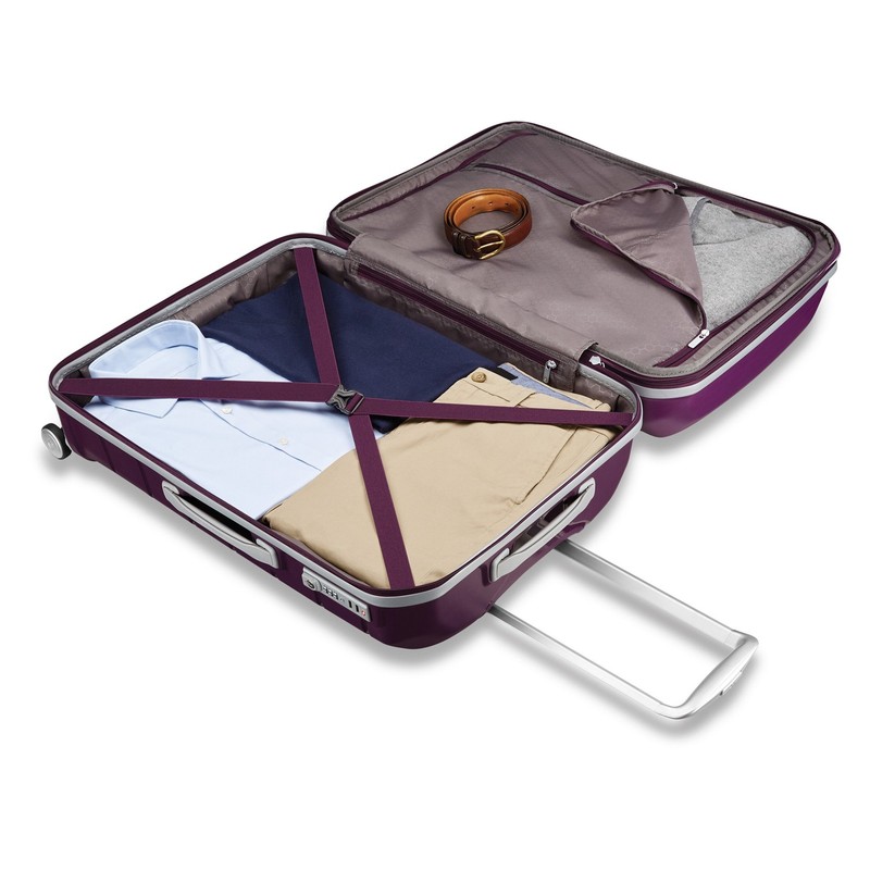 Samsonite Freeform 24" Medium Spinner Luggage, Amethyst Purple gallery