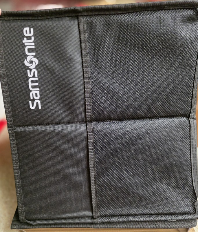 Samsonite Trunk Organizer Large Compartments Mesh Pockets Carry-On w Handles X2 gallery