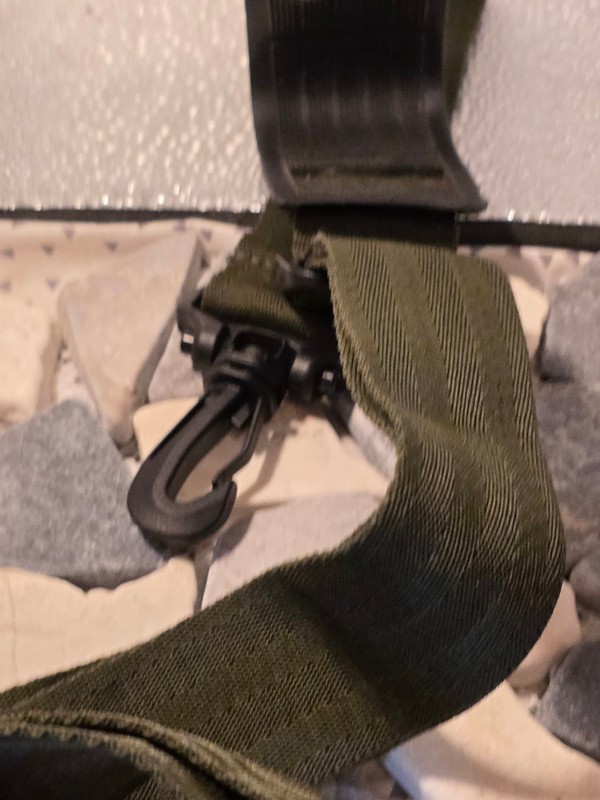 Wide Shoulder Purse Strap Replacement Adjustable Belt Canvas Bag OD Green W/Pad gallery