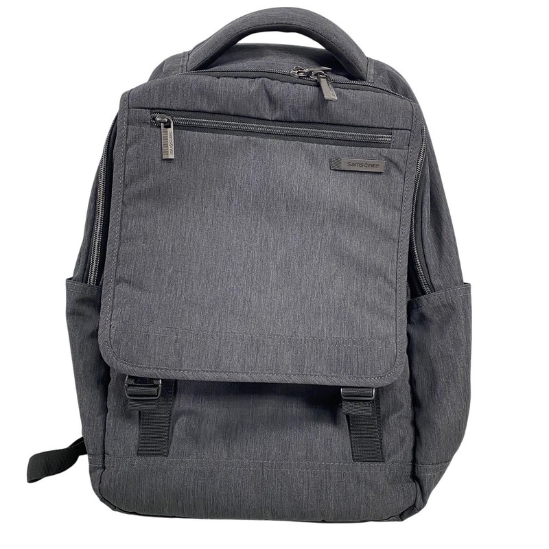 Samsonite Laptop Backpack Gray Heather Travel Work Business Bag Trolley Sleeve