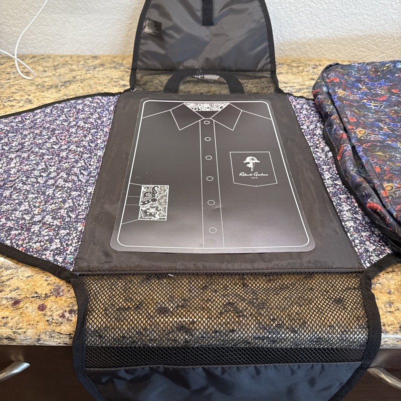 Robert Graham Shirt Folder 3 Nesting Packing Cubes Travel Set RG501703 Open Box gallery