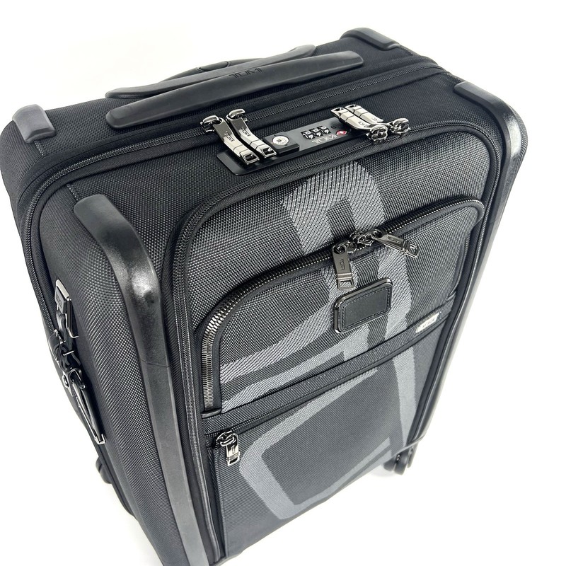 TUMI Alpha 3 Large Dual Access Expandable Carry On Jacquard Logo Ballistic Nylon gallery