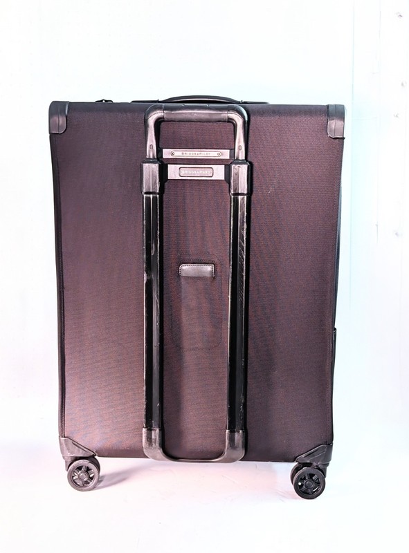 Briggs & Riley Baseline Large Expandable Spinner - 29" Checked Luggage - Black gallery