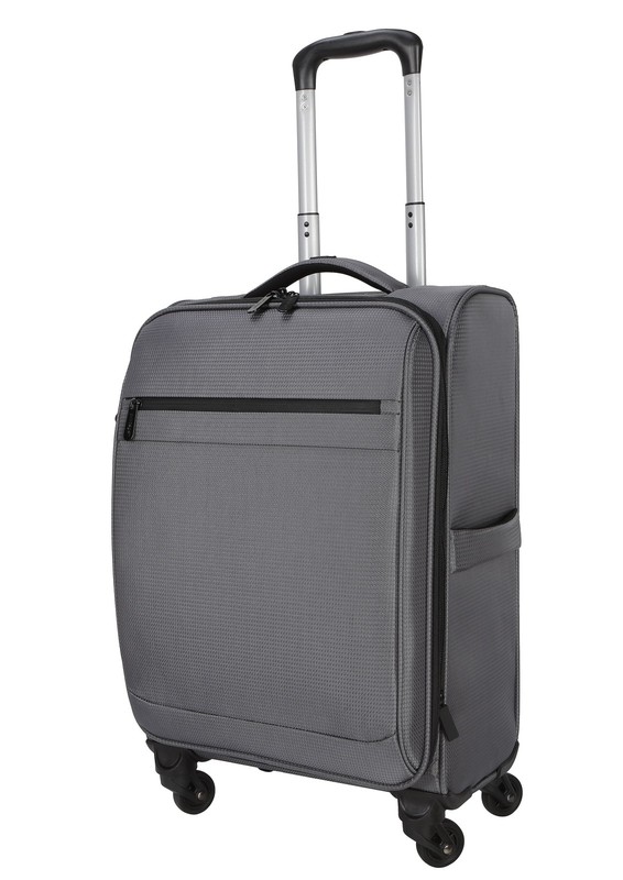 Gravity Free 20" Softside Upright Carry-On Luggage, Gray